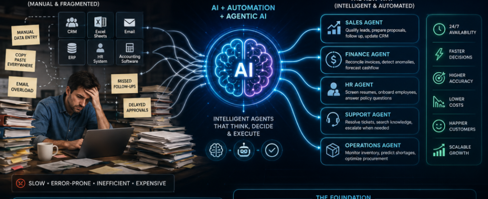 Why Every SMB Must Rethink Business Software: AI, Automation, and Agentic AI Are Becoming the New Operating Model
